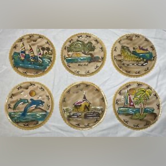 Divi Divi Other - Set of 6 Divi Divi Aruba Travel Collectors Souvenir Coasters Alto Vista Chapel